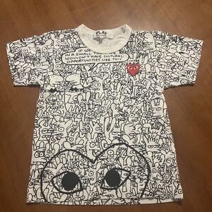 play comme des Garçons women’s  tshirt Xs Matt Groening “Life In Hell” 2011 Rare
